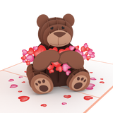 3D Pop Up Teddy Bear Card