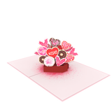 3D Pop Up XOXO Love Cookies Card