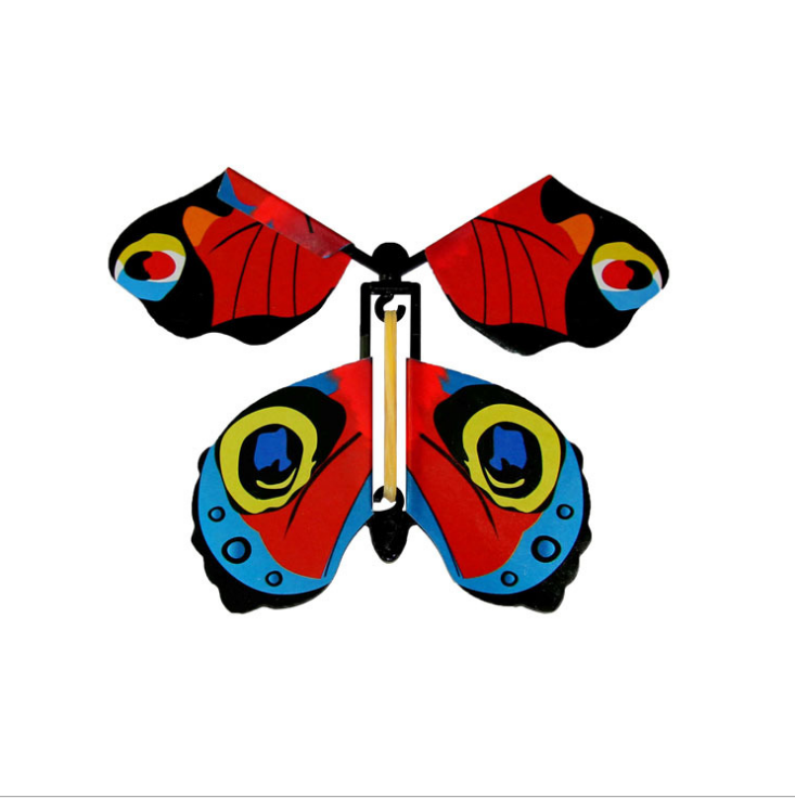Pack Of Four Rubberband Flying Butterflies - AnonymousPotato