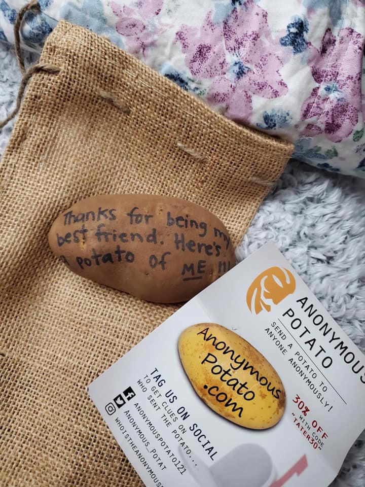 Mail A Custom Anonymous Potato - AnonymousPotato