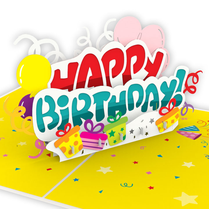 BIRTHDAY POP UP CARD ZOOM VIEW