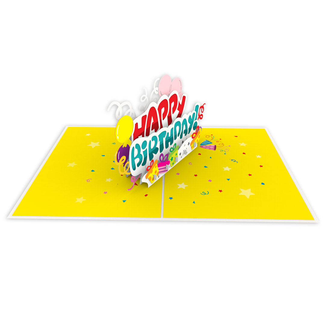 BIRTHDAY POP UP CARD FULL VIEW