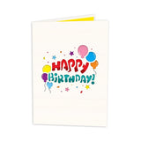BIRTHDAY POP UP CARD FORNT VIEW