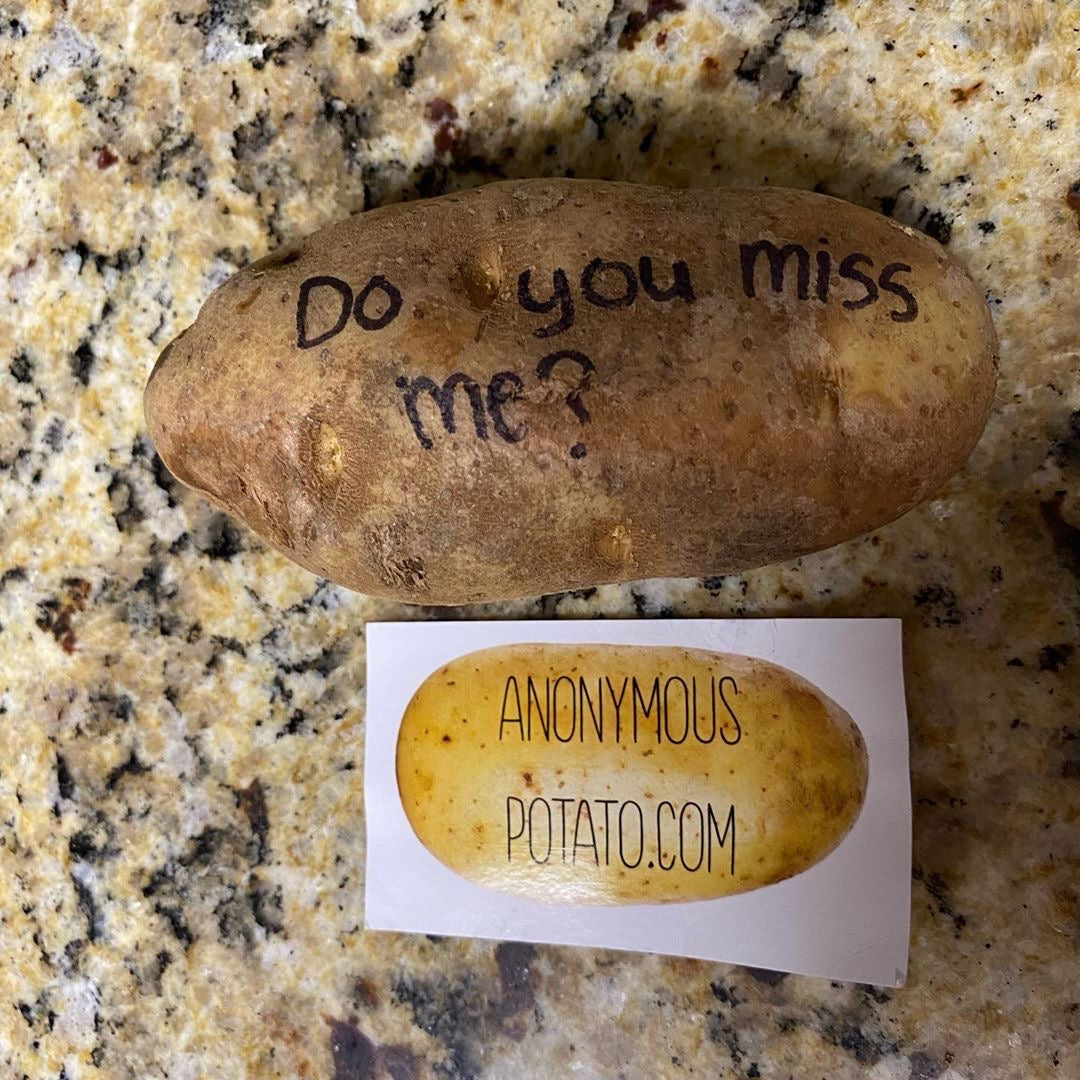 Mail A Custom Anonymous Potato - AnonymousPotato