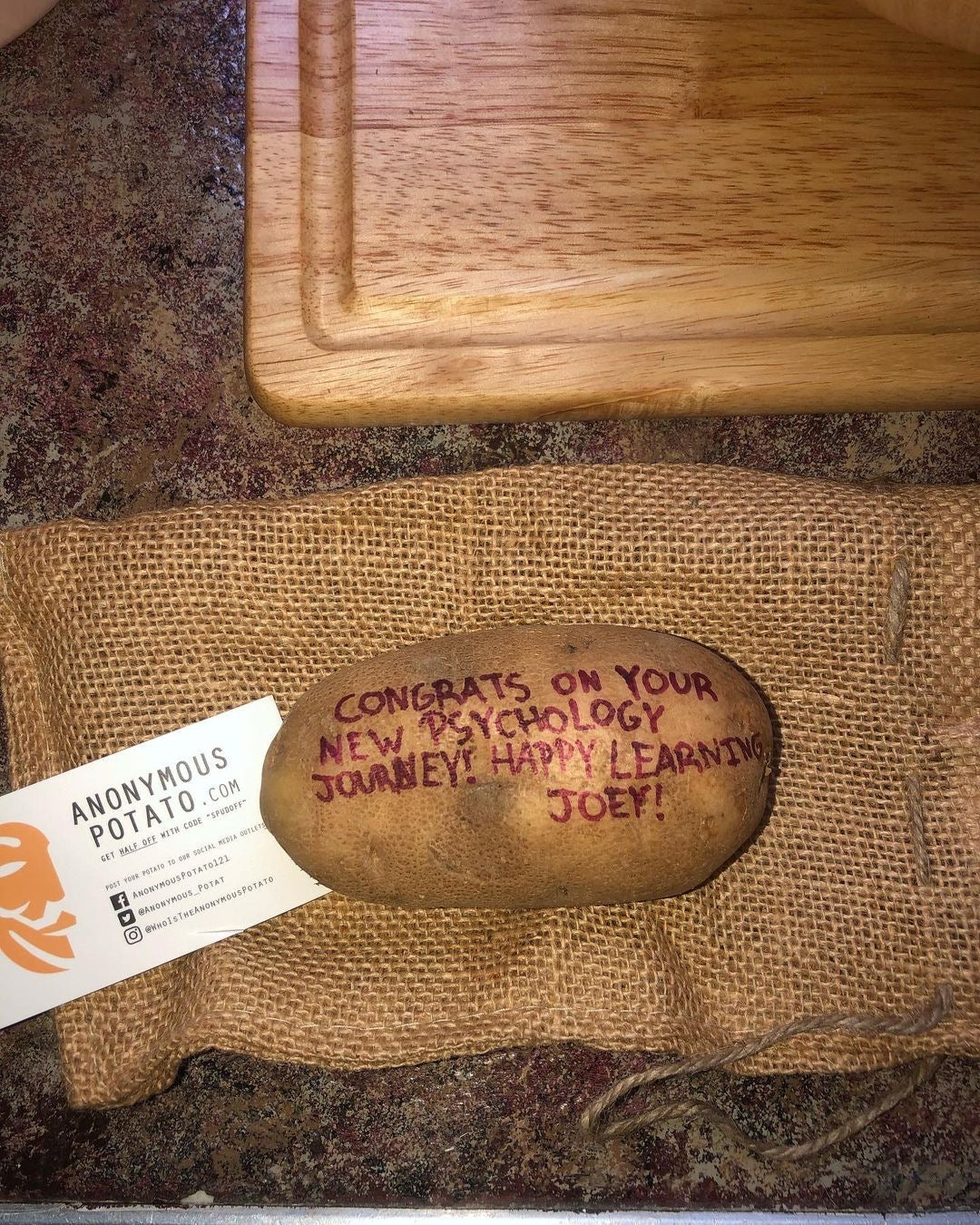 Mail A Custom Anonymous Potato