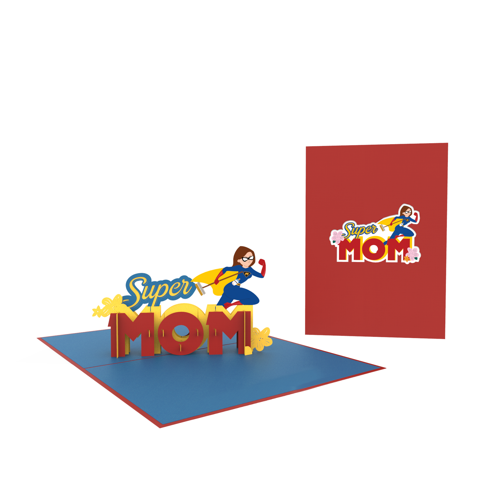 3D Super Mom Pop Up Card