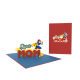 3D Super Mom Pop Up Card