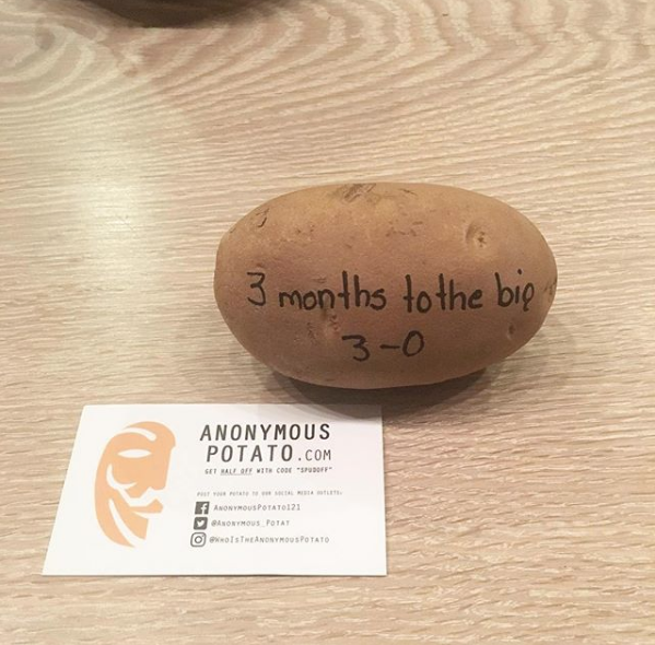 Mail A Custom Anonymous Potato - AnonymousPotato
