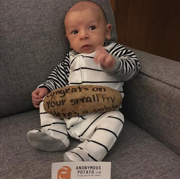 Burlap Sack &amp; Anonymous Potato Bundle - AnonymousPotato