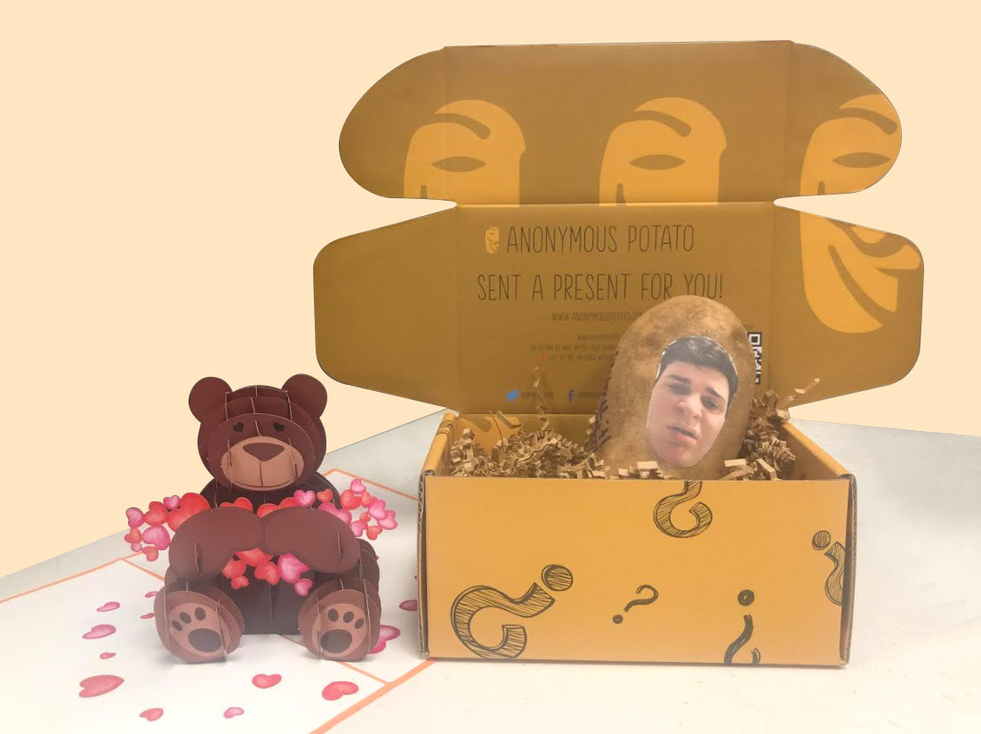 Valentine Day Bundle Teddy Bear Card