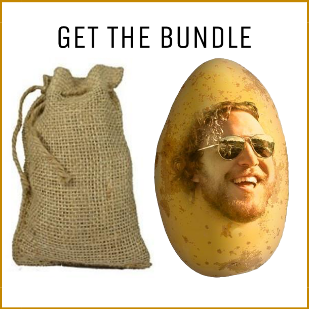 Burlap Sack & Potato Face Bundle