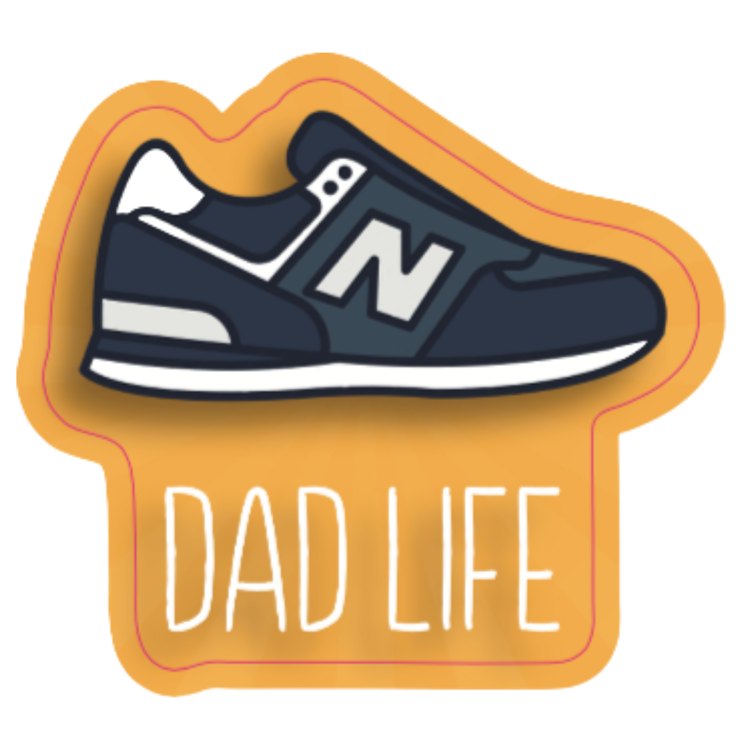 Die Cut Dad Life Sticker