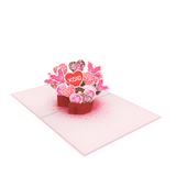 3D Pop Up XOXO Love Cookies Card