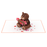 3D Pop Up Teddy Bear Card