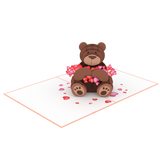 3D Pop Up Teddy Bear Card