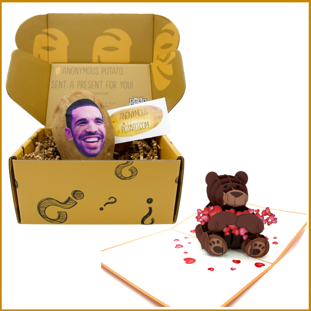 Valentine Day Bundle Teddy Bear Card