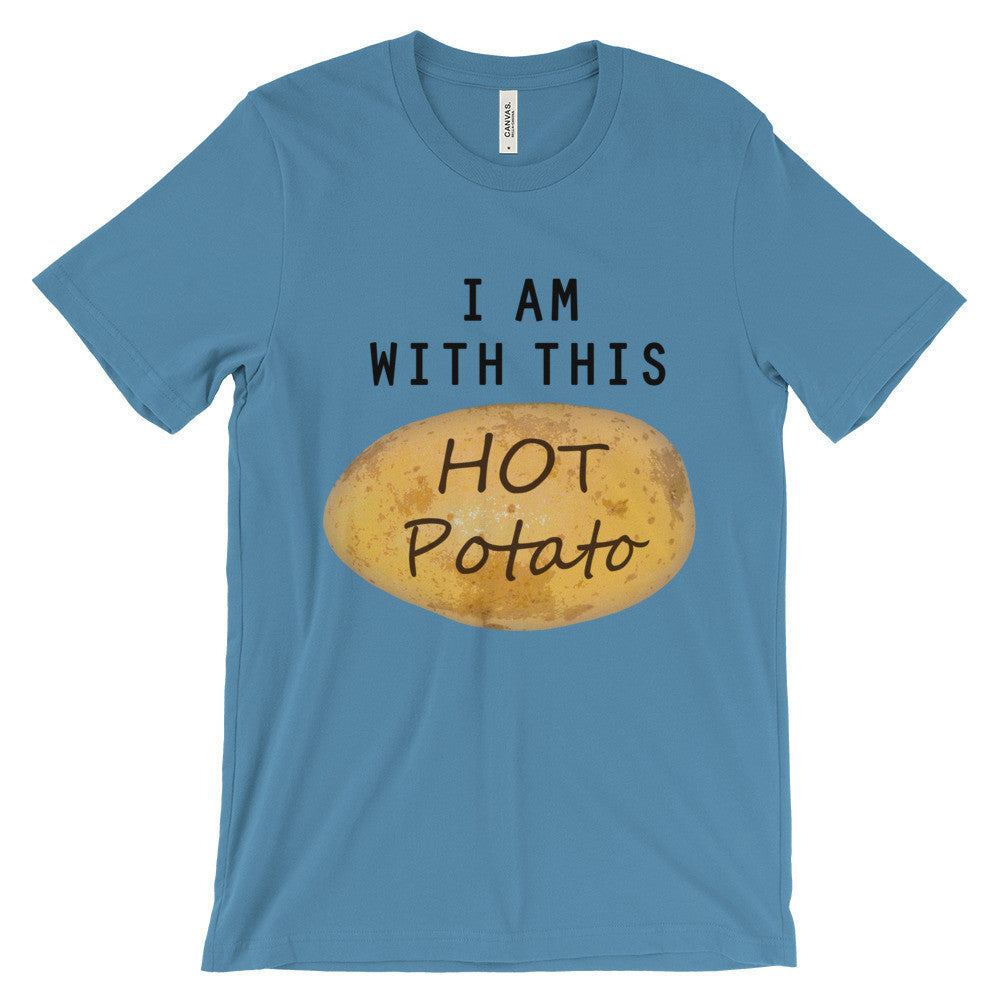 I am With This Hot Potato t-shirt - AnonymousPotato
