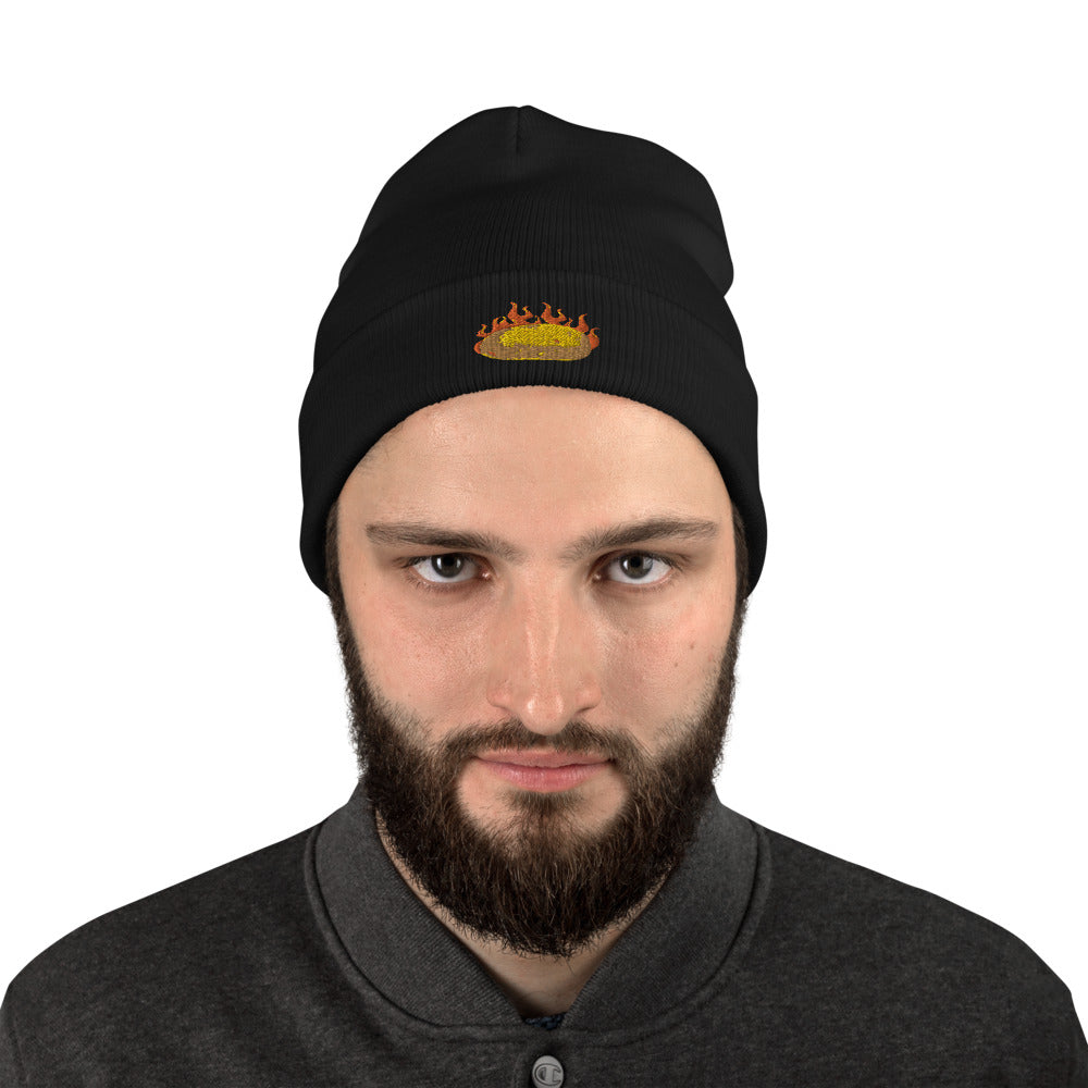 Hot Potato Embroidered Beanie