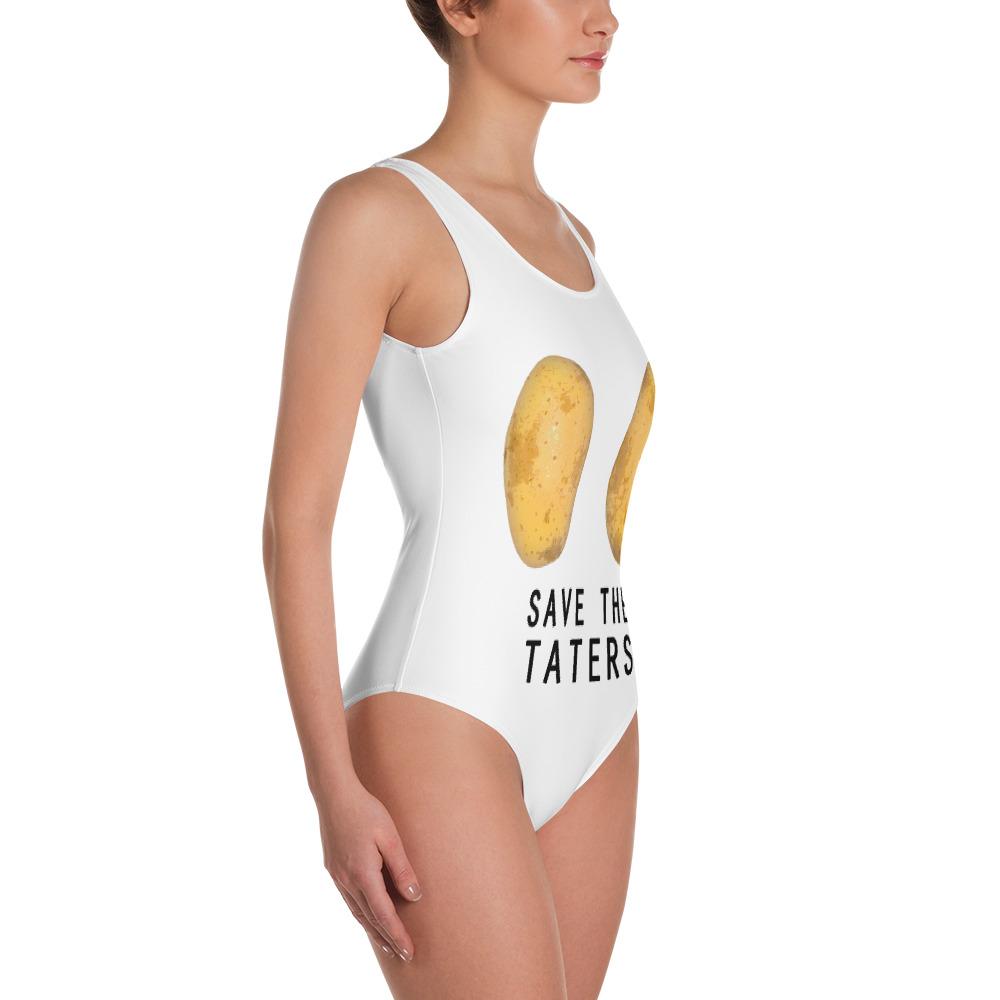 Save The Taters One-Piece Swimsuit - AnonymousPotato