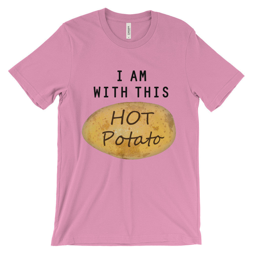 I am With This Hot Potato t-shirt - AnonymousPotato