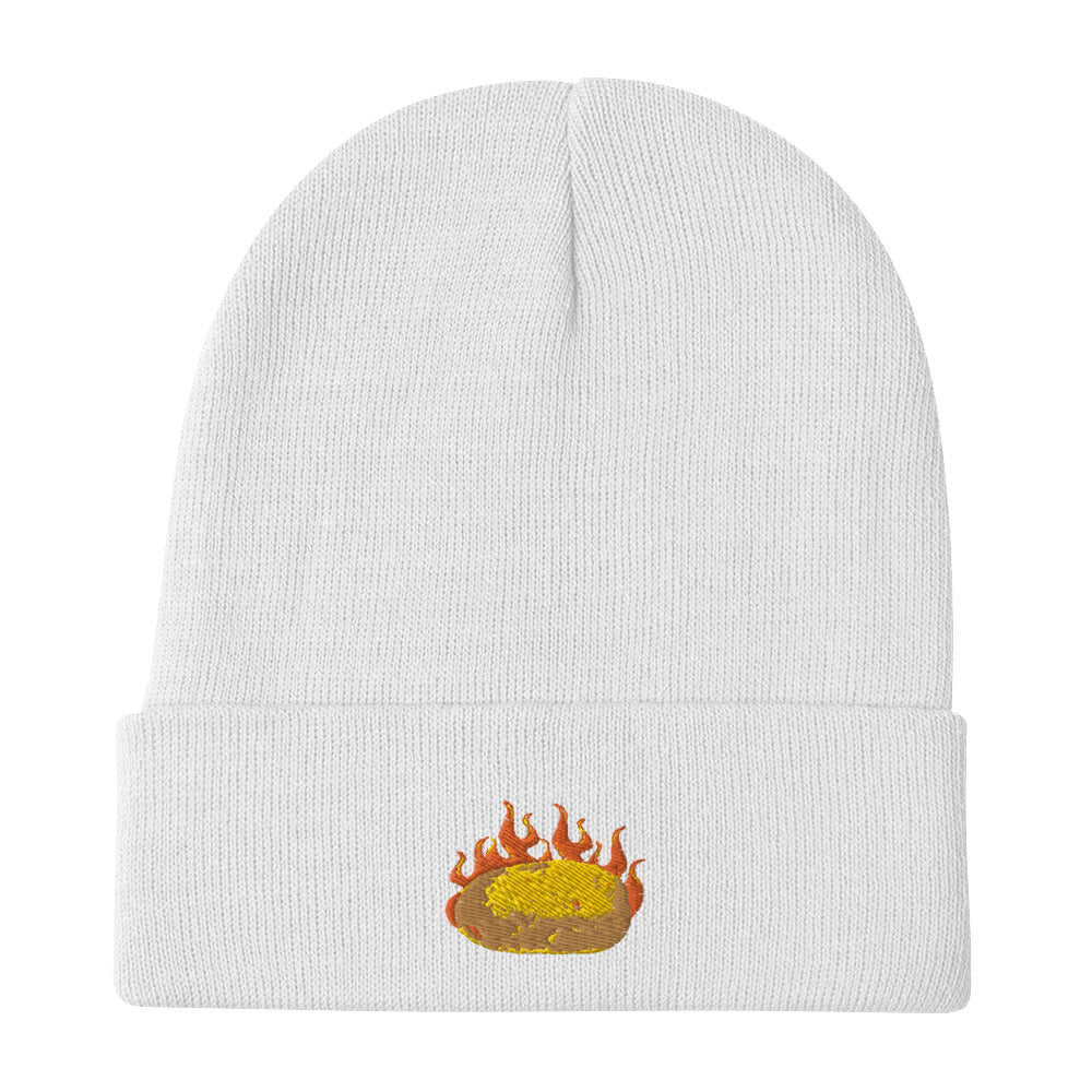 Hot Potato Embroidered Beanie