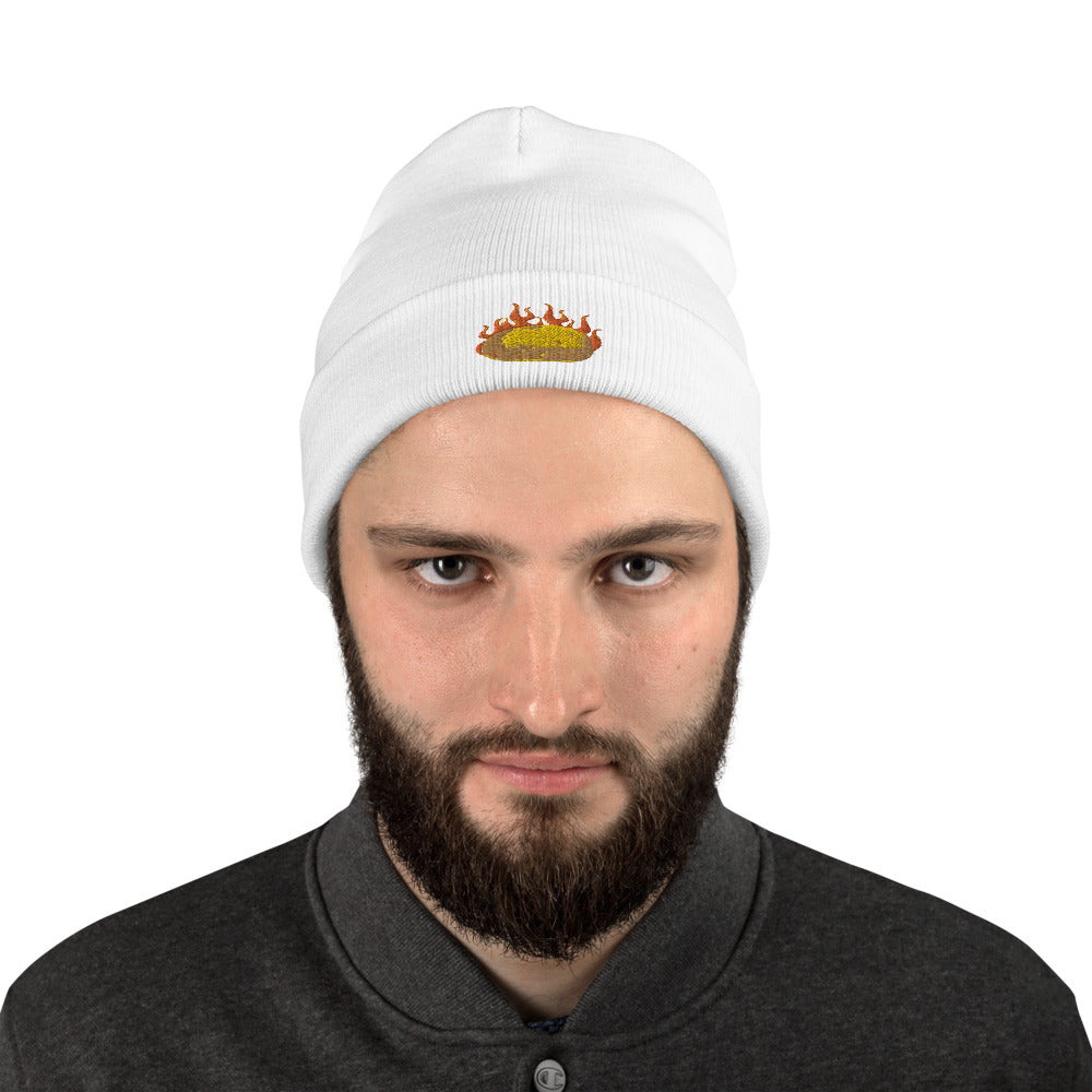 Hot Potato Embroidered Beanie