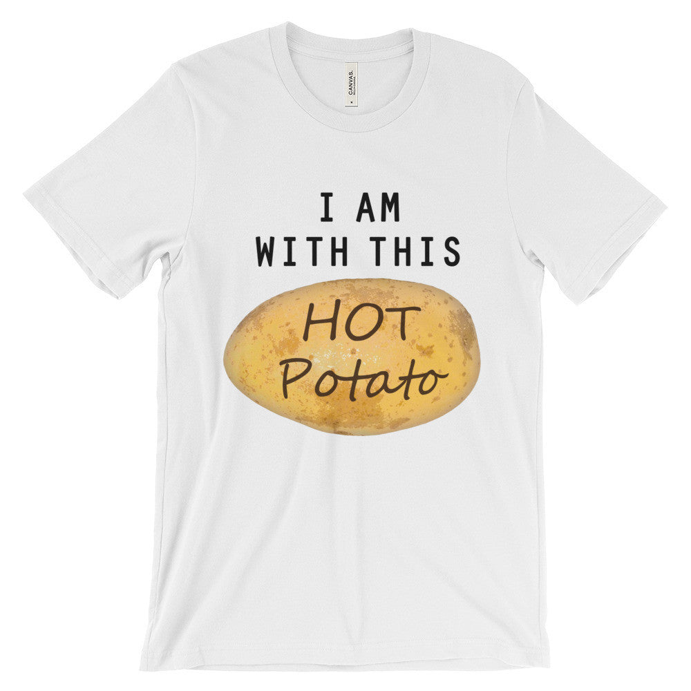 I am With This Hot Potato t-shirt - AnonymousPotato